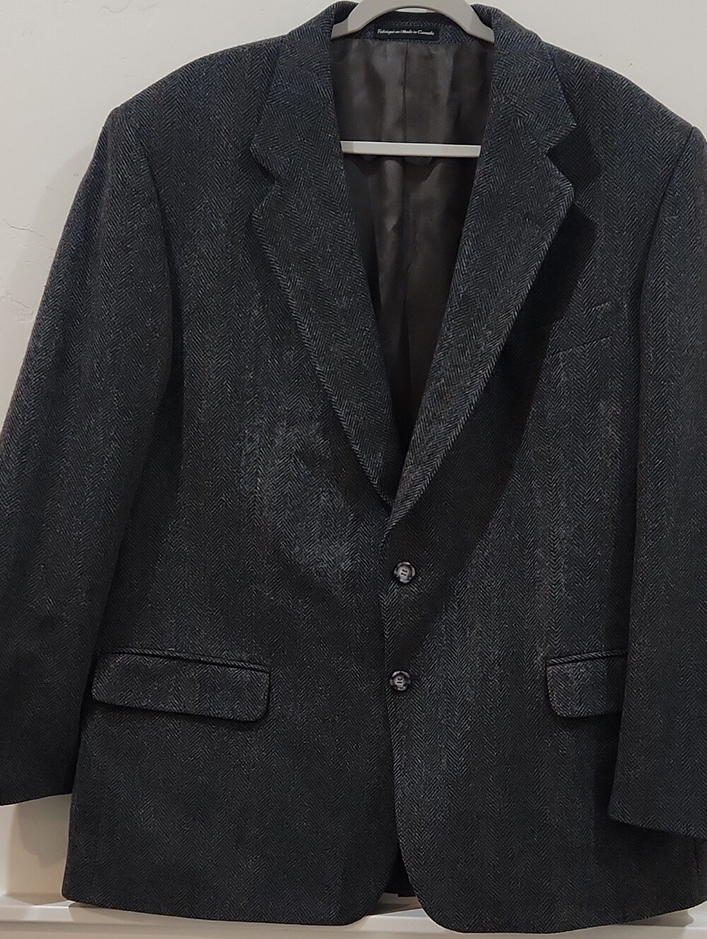Cricketeer Classic Men's Herringbone Blazer - Gray